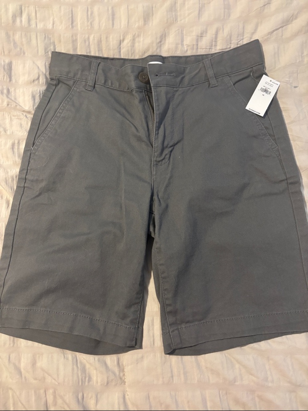 Old Navy Boys Gray Chino Shorts